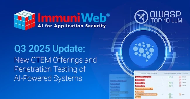 ImmuniWeb Expands discovery with ASM and Dark web packages