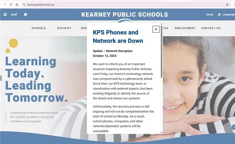 Kearney Public Schools Cyberattack