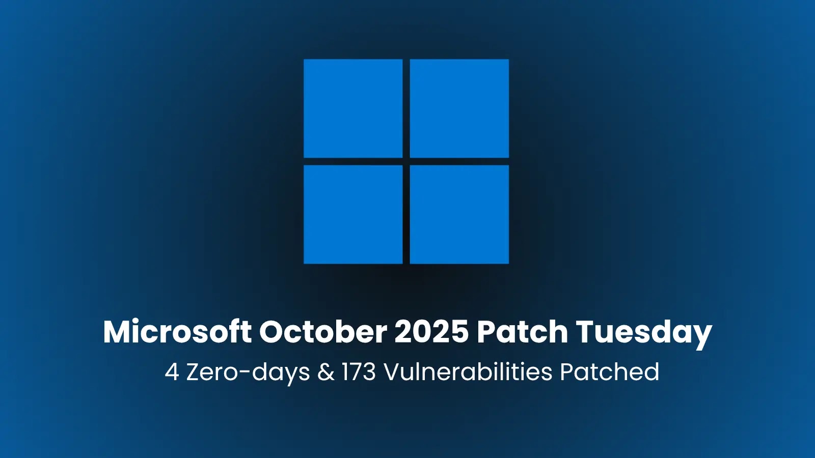 Microsoft October 2025 Patch Tuesday – 4 Zero-days and 173 Vulnerabilities Patched Microsoft October 2025 Patch Tuesday – 4 Zero-days and 173 Vulnerabilities Patched