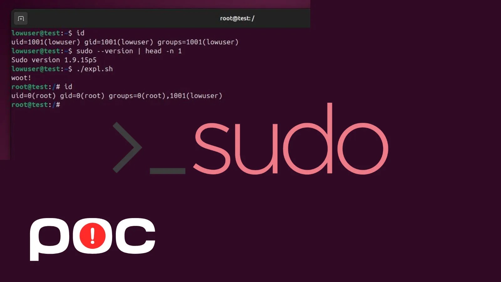 New PoC Exploit Released for Sudo Chroot Privilege Escalation Vulnerability