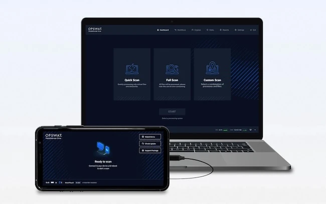 OPSWAT’s MetaDefender Drive delivers portable, network-free threat scanning