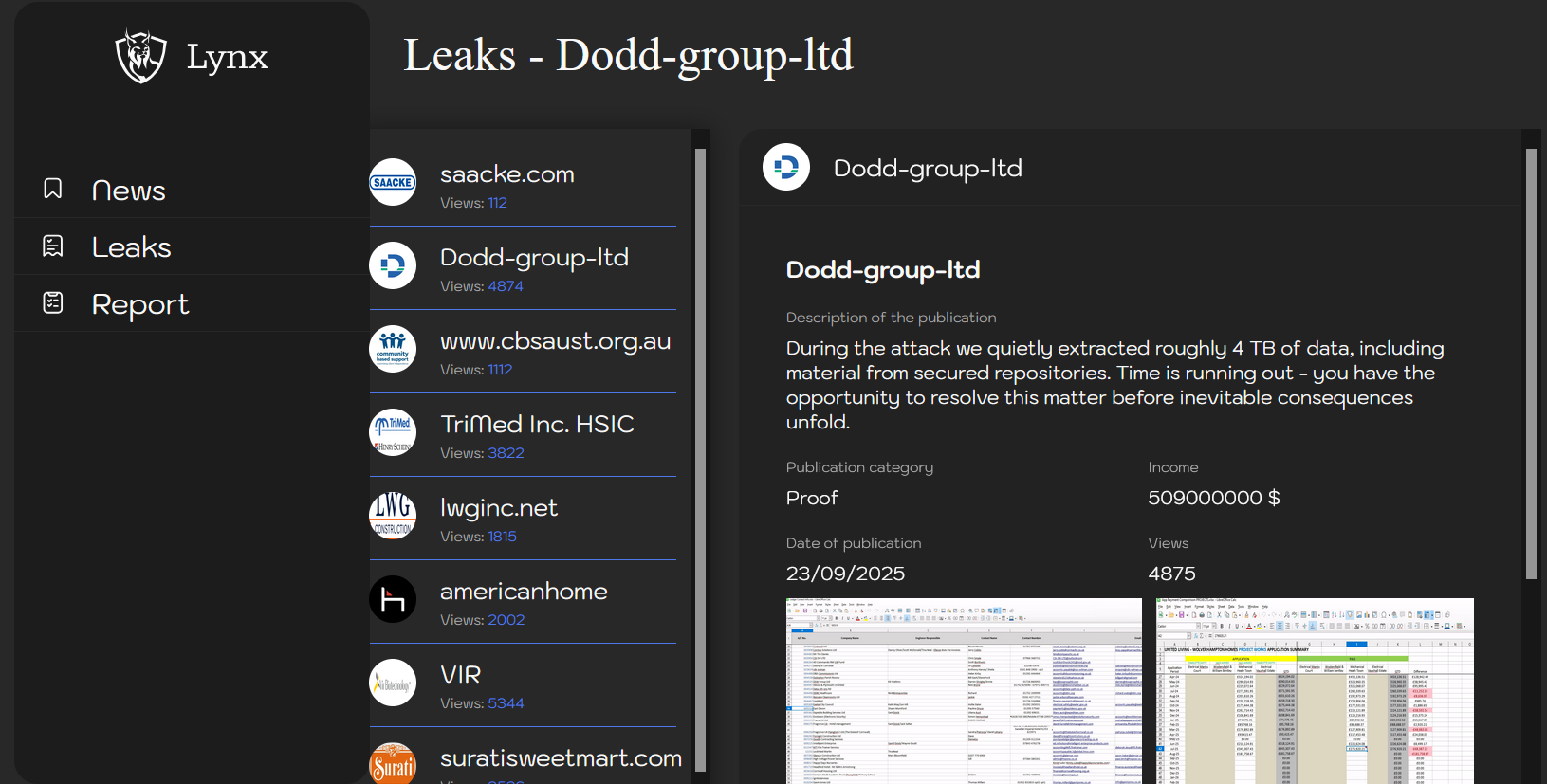 Russian Lynk group leaks sensitive UK MoD files, including info on eight military bases Russian Lynk group leaks sensitive UK MoD files, including info on eight military bases