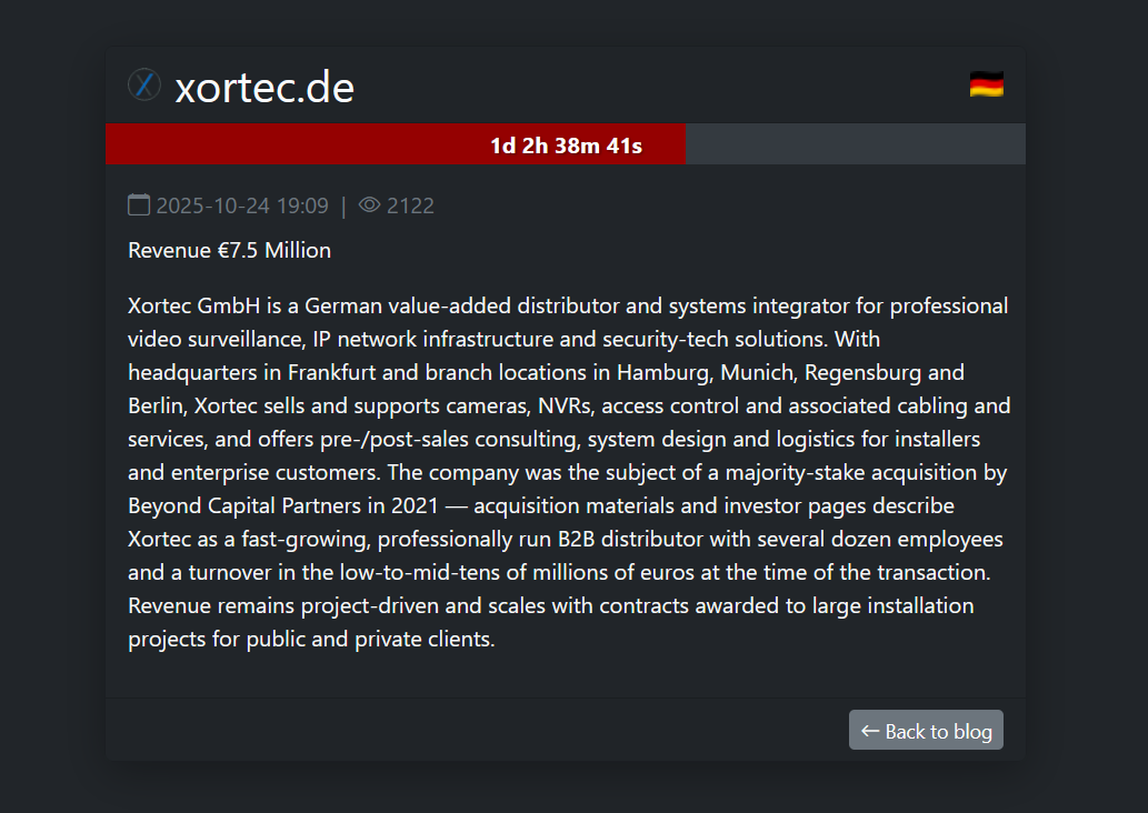 Safepay ransomware group claims the hack of professional video surveillance provider Xortec