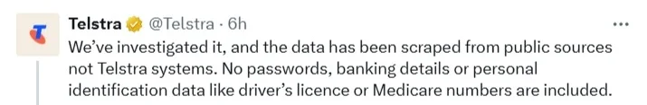 Telstra Data Breach Denied After Hacker Claims Stolen Data Telstra Responds to data breach claims