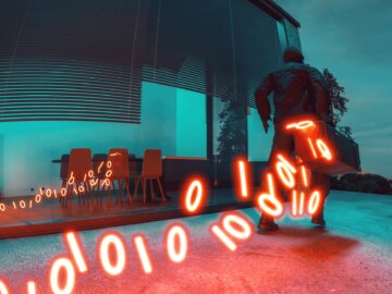 Ukrainian allegedly involved in Conti ransomware attacks faces up to 25 years in jail A trail of binary code emerges, representing the concept of a cybercrime. (Getty Images)