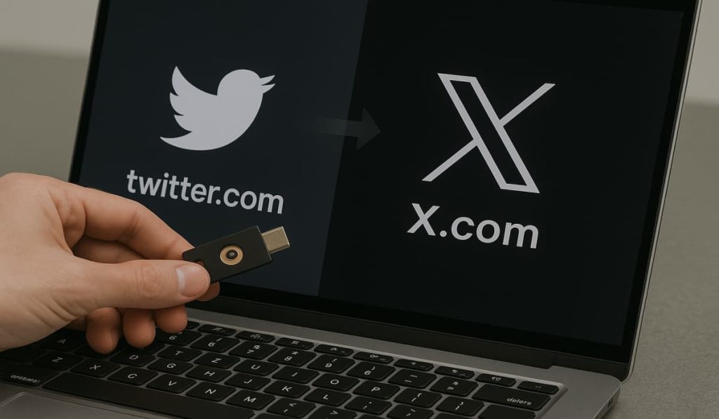 X (Twitter) Requires Security Key Users to Re-Enroll Ahead of Domain Migration