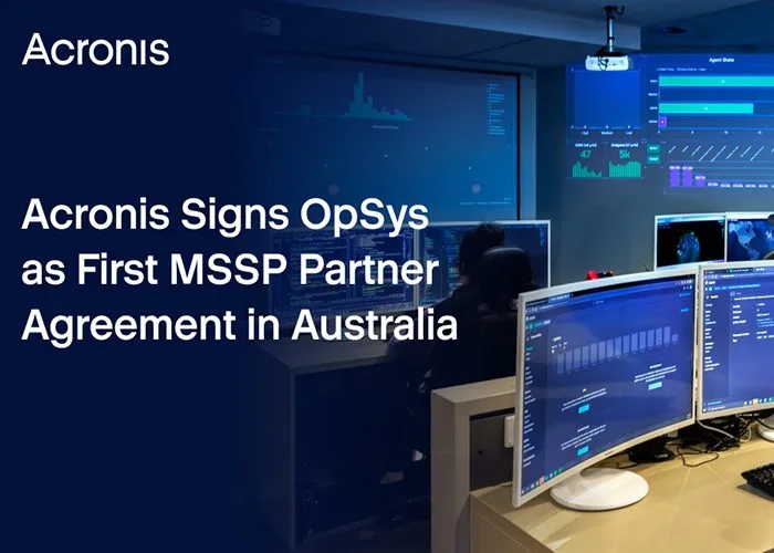 Acronis names OpSys as its first MSSP partner in Australia