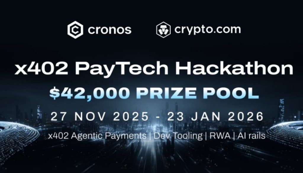 Cronos Kicks Off $42K Global Hackathon Focused on AI-Powered On-Chain Payments