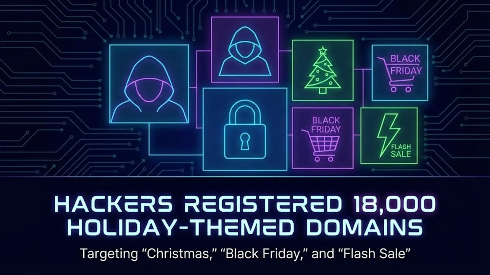 Hackers Registered 18,000 Holiday-Themed Domains Targeting 'Christmas,' 'Black Friday,' and 'Flash Sale'