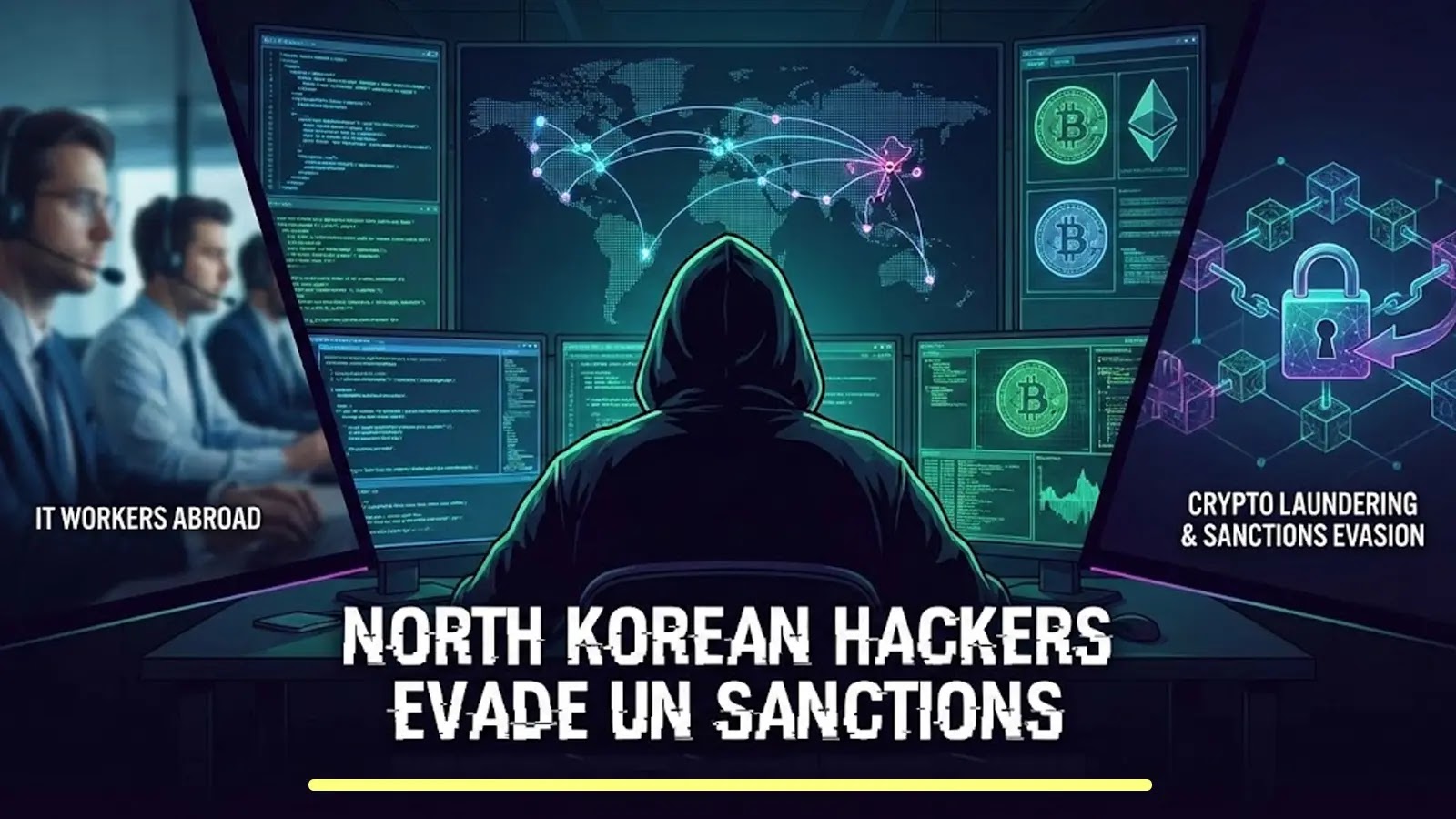 North Korean Hackers Evade UN Sanctions Leveraging Cyber Capabilities, IT Workers and Crypto Activities