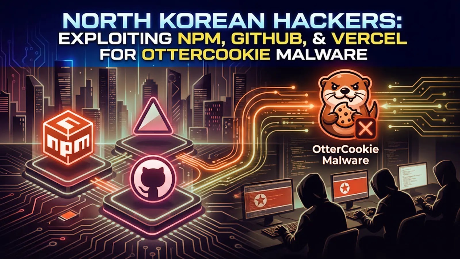 North Korean Hackers Exploiting npm, GitHub, and Vercel to Deliver OtterCookie Malware