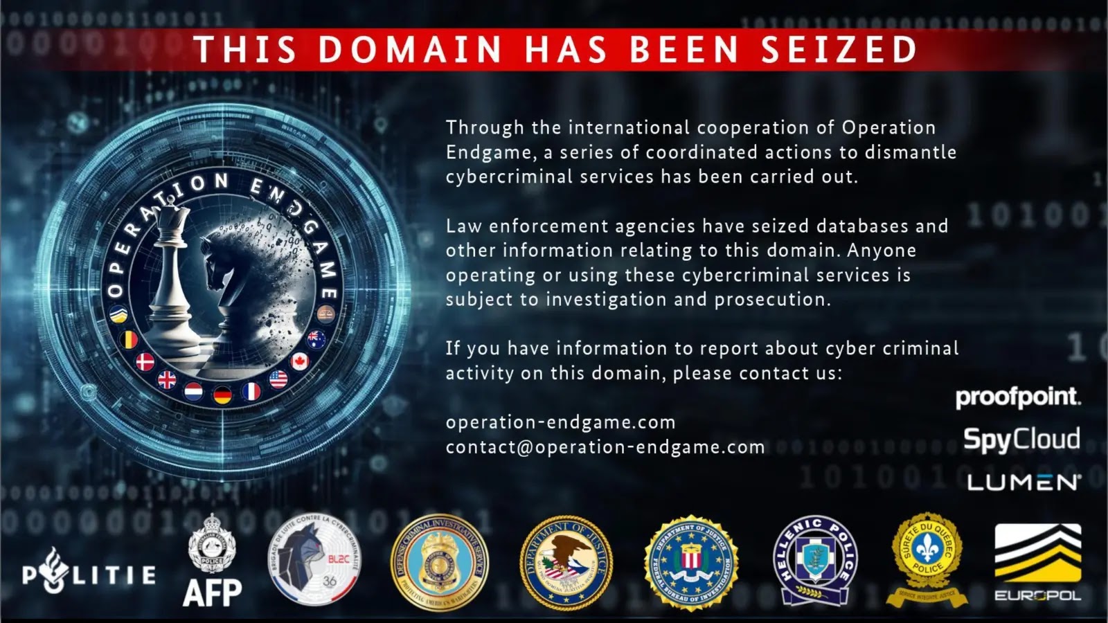 Operation Endgame - 1,000+ Servers Used by Rhadamanthys, VenomRAT, and Elysium Dismantled