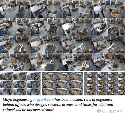 Israeli defense contractor hacked