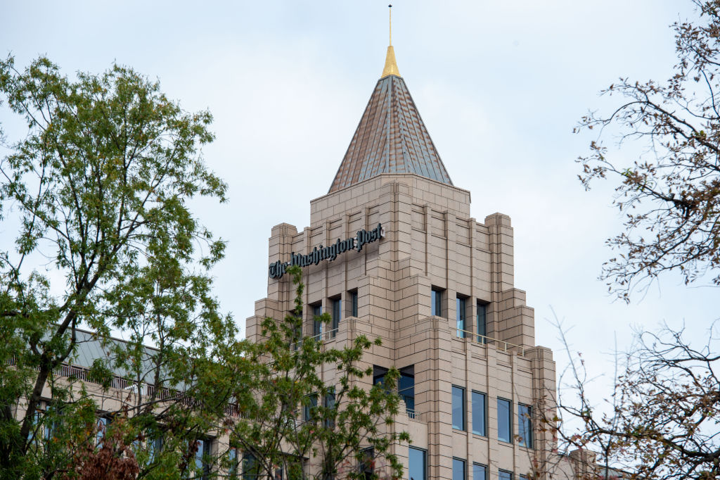 The Washington Post building in Washington. (Andrej Sokolow/Getty Images)