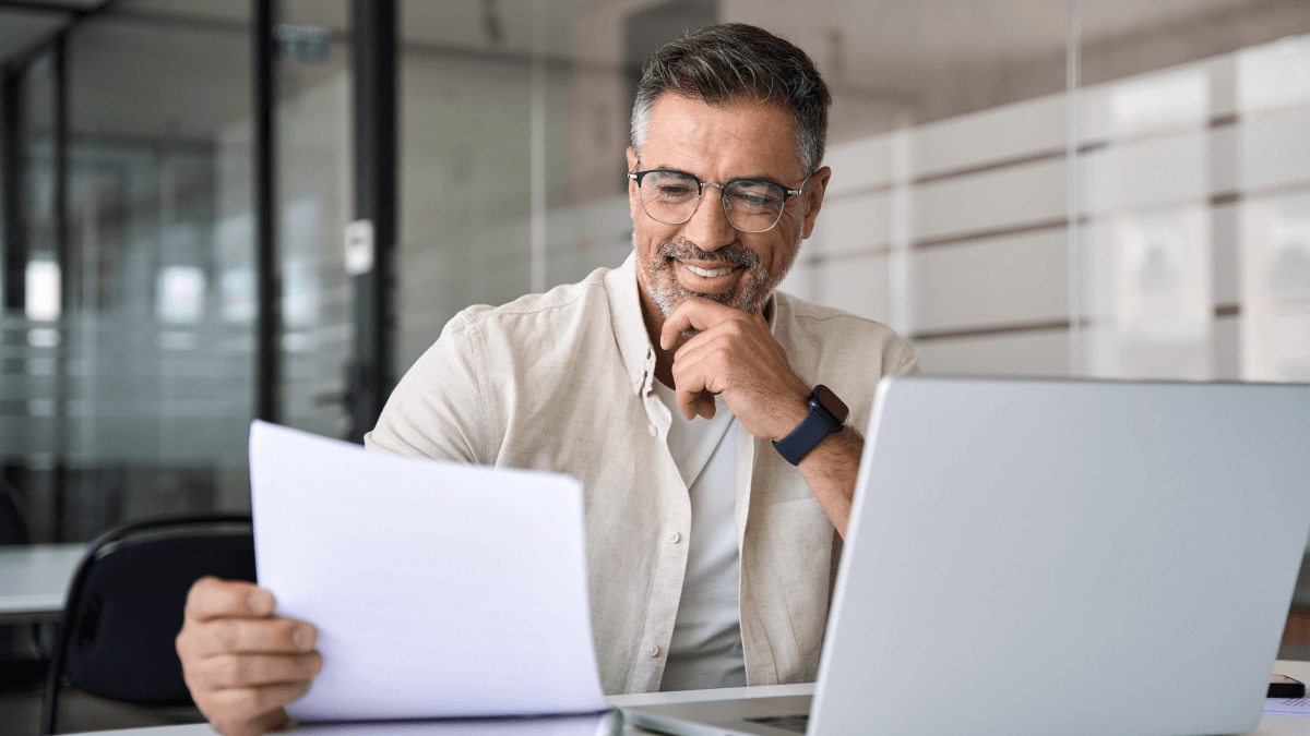 happy insurance customer