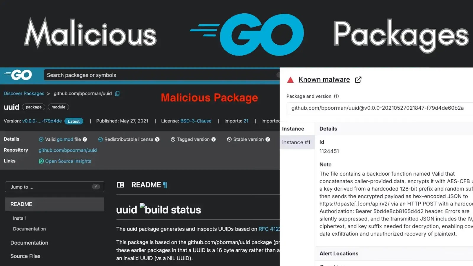 Malicious Go Packages Impersonate Google’s UUID Library to Steal Sensitive Data