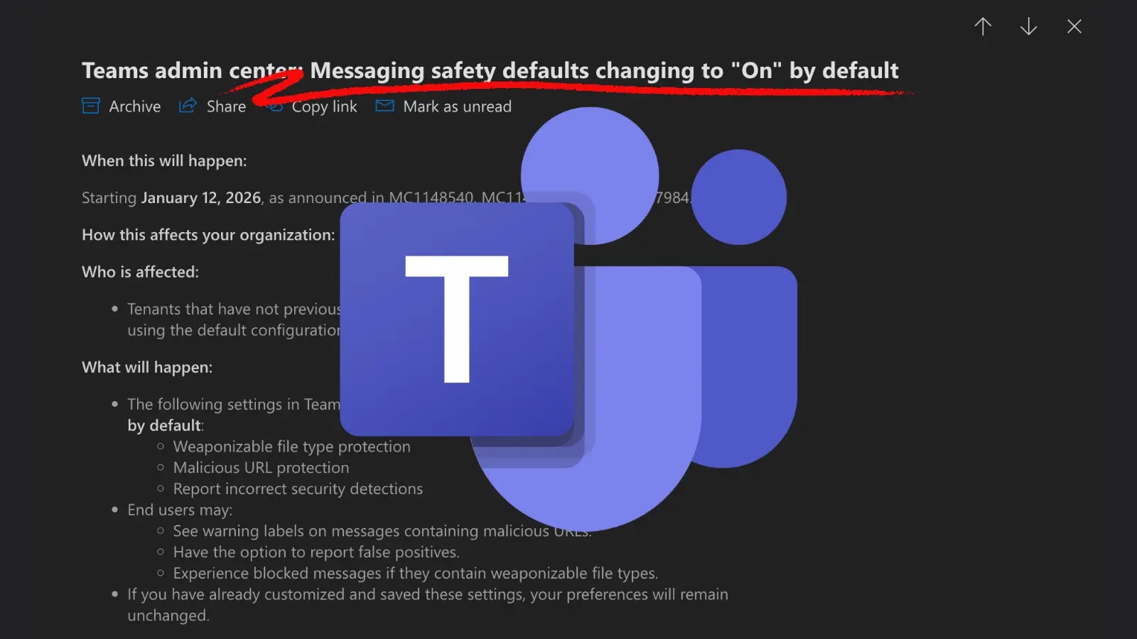 Microsoft Teams to Enforce Messaging Safety Defaults Starting January 2026