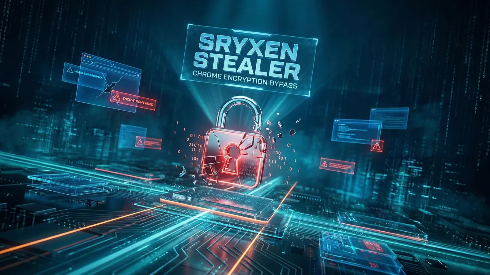 New 'Sryxen' Stealer Bypasses Chrome Encryption via Headless Browser Technique