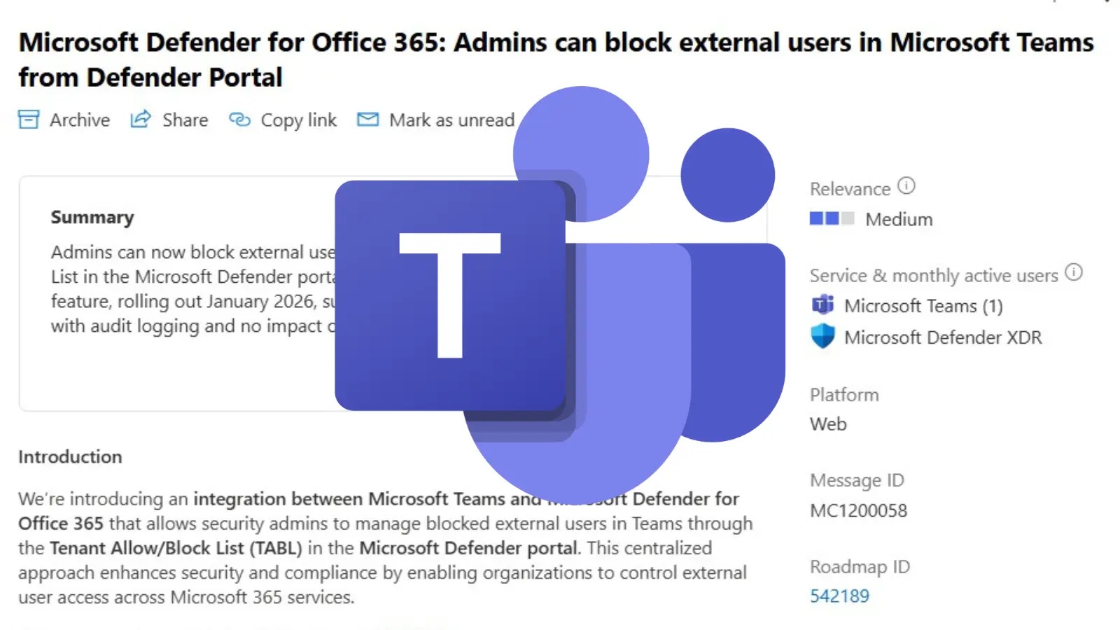 Now Admins Can Block External Users in Microsoft Teams From Defender Portal
