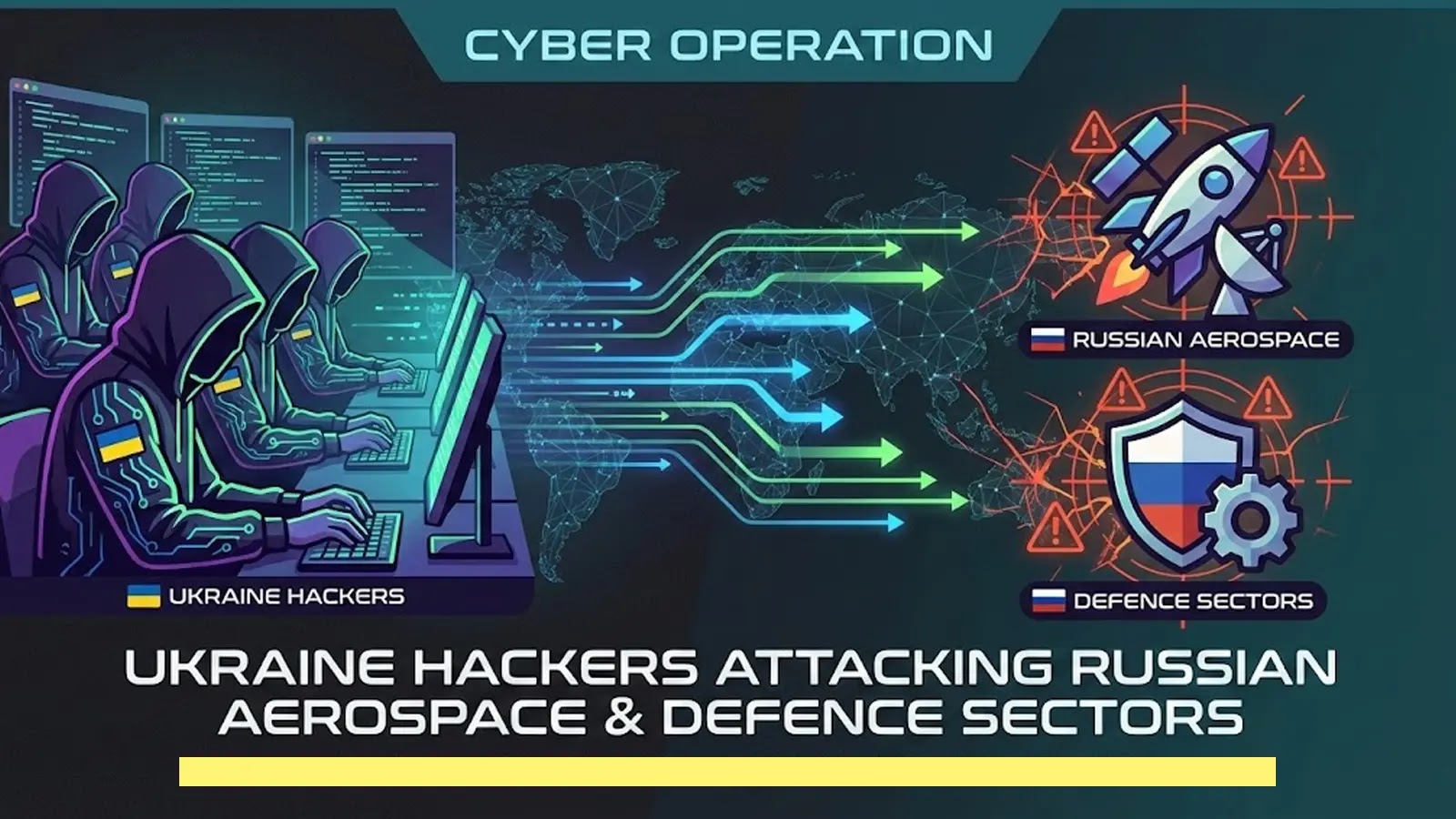 Ukraine Hackers Attacking Russian Aerospace Companies and Other Defence-Related Sectors
