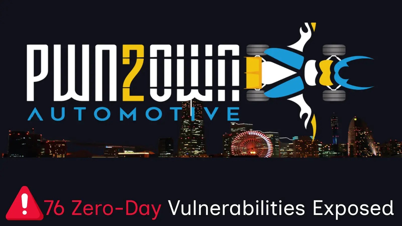 76 Zero-Day Vulnerabilities Exposed at Pwn2Own Automotive 2026 by Hackers