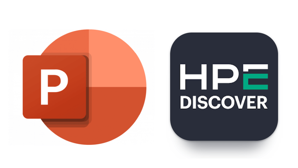 HPE and Powerpoint logos