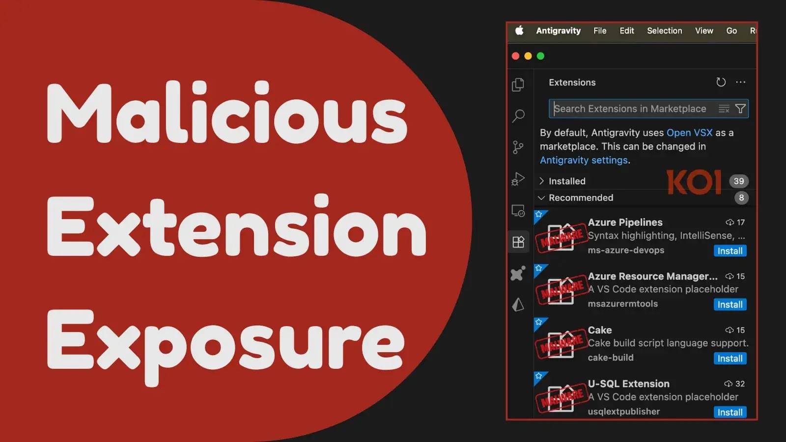 Cursor, Windsurf & Google Antigravity IDEs Linked to Malicious Extension Exposure
