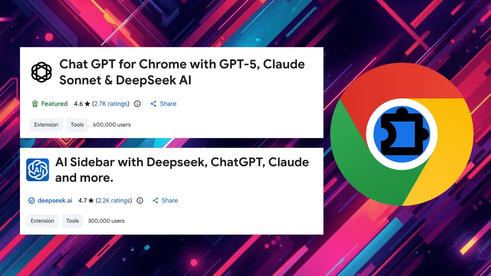Malicious Chrome Extension Steal ChatGPT and DeepSeek Conversations from 900K Users