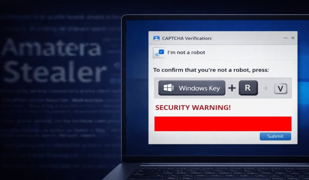 New Fake CAPTCHA Scam Abuses Microsoft Tools to Install Amatera Stealer
