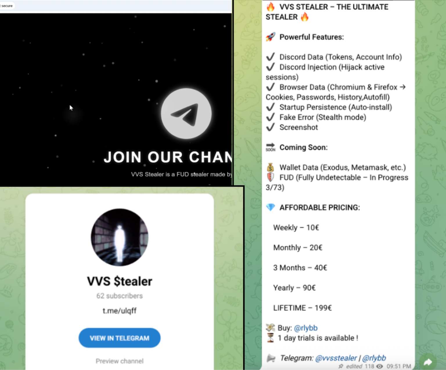 VVS Stealer, a new python malware steals Discord credentials