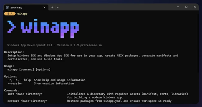Microsoft introduces winapp, an open-source CLI for building Windows apps