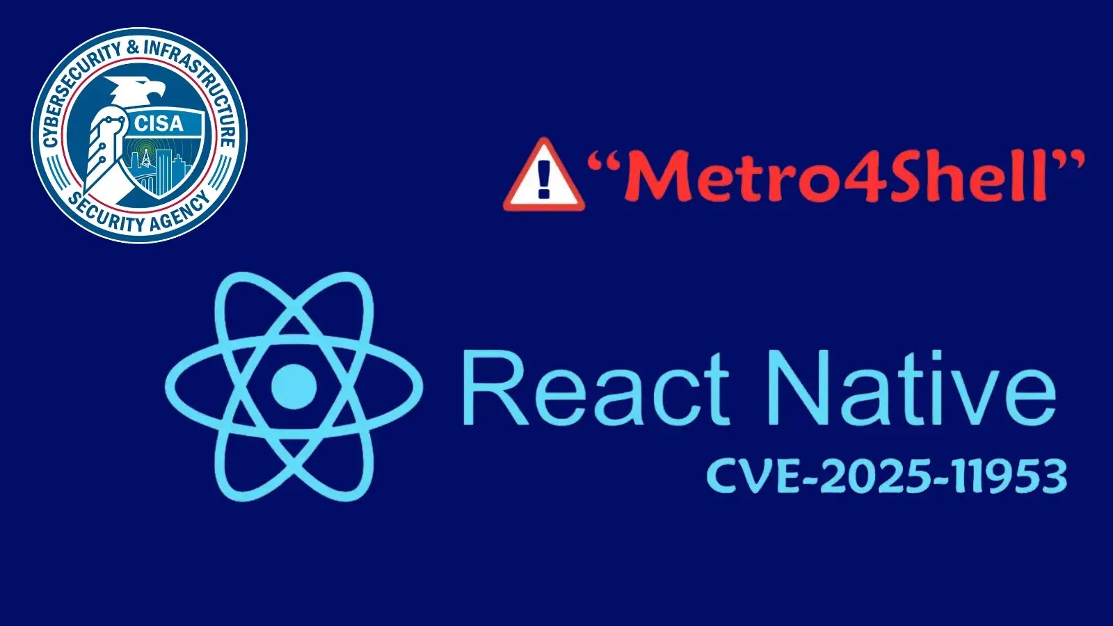 CISA Alerts Exploited React Native Community Security Flaw