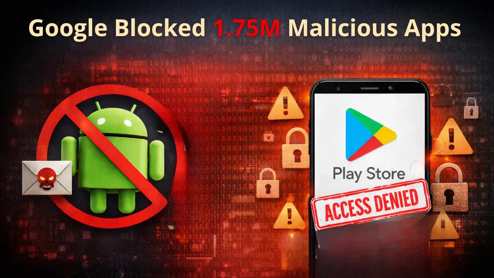 Google Blocked 1.75 million malicious Apps from Entering into the Play Store
