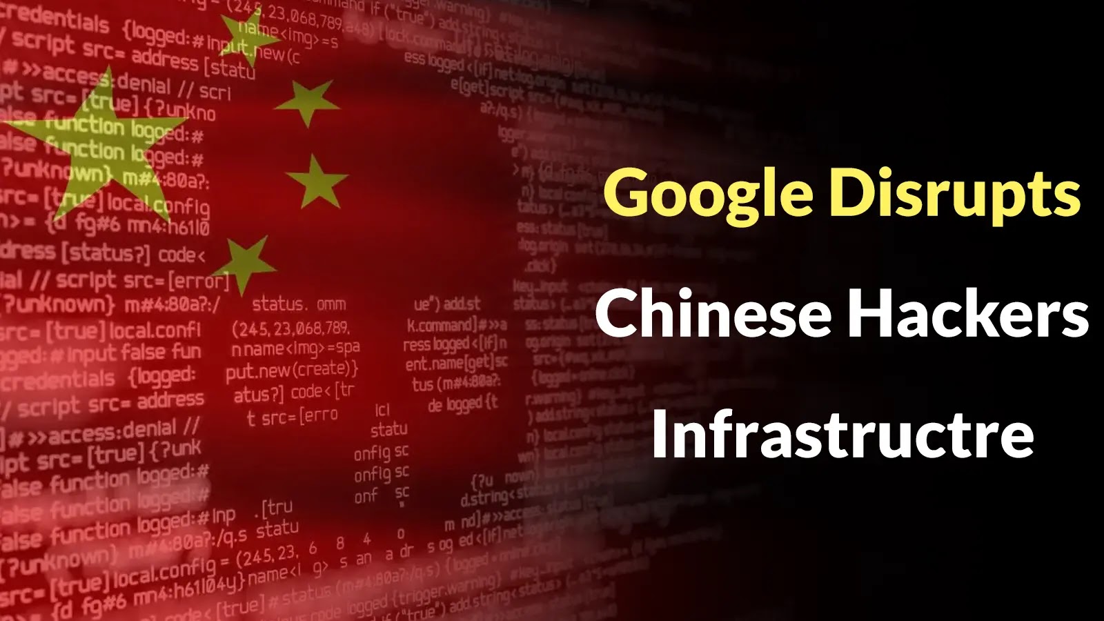 Google Disrupts Chinese Hackers Infrastructre which Breached 53 Telecom and Government Entities