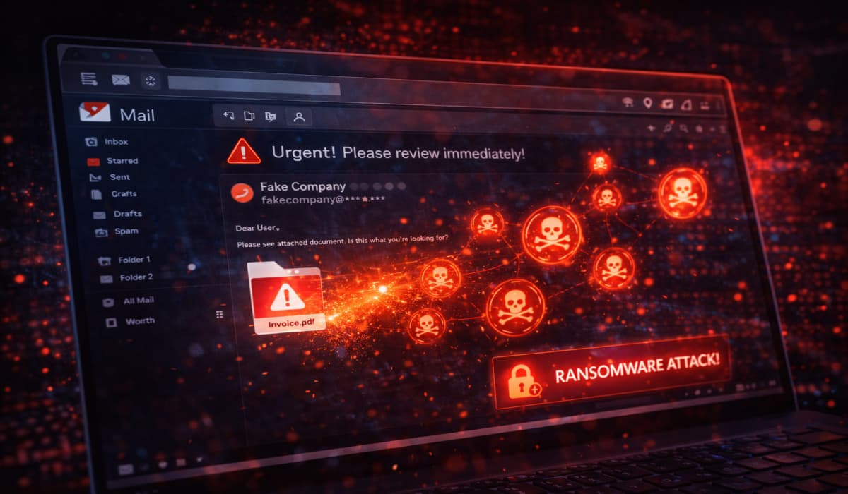 Hackers Deliver Global Group Ransomware Offline via Phishing Emails