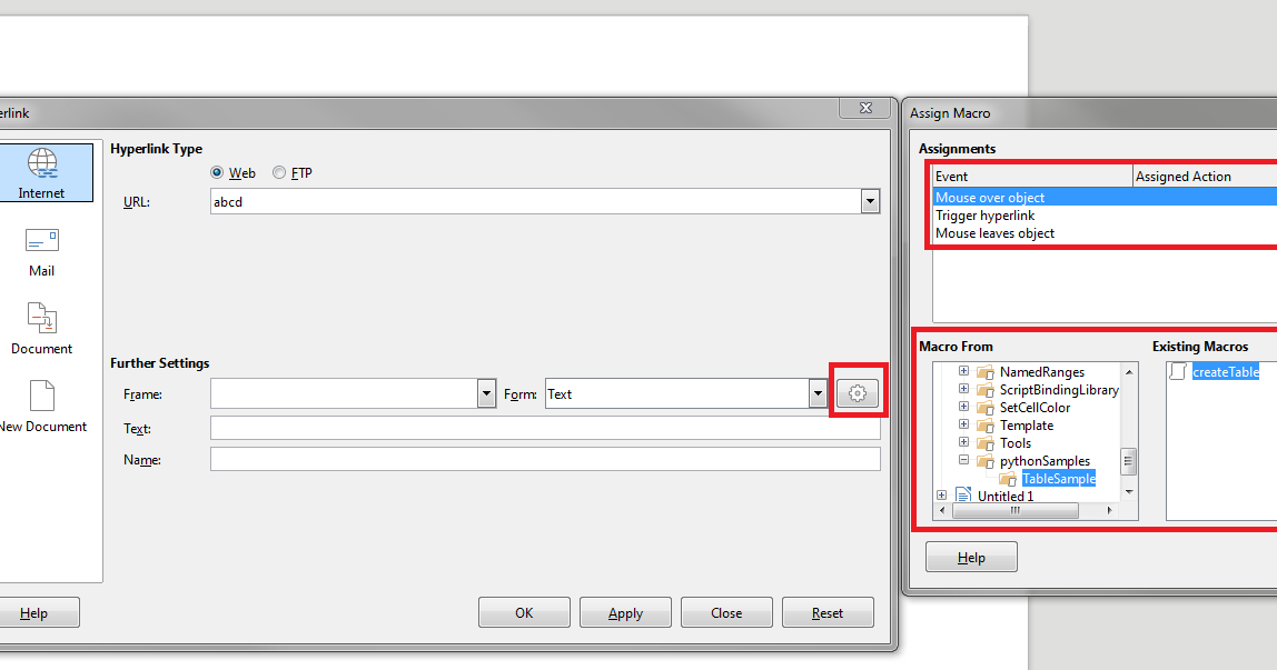 InsertScript: Libreoffice (CVE-2018-16858) - Remote Code Execution via Macro/Event execution