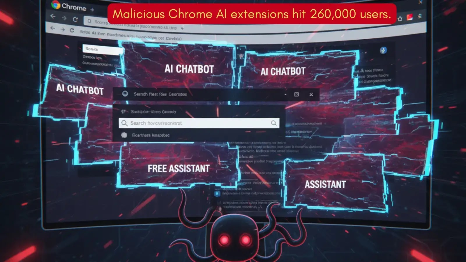 Malicious Chrome AI Extensions Attacking 260,000 Users via Injected IFrames