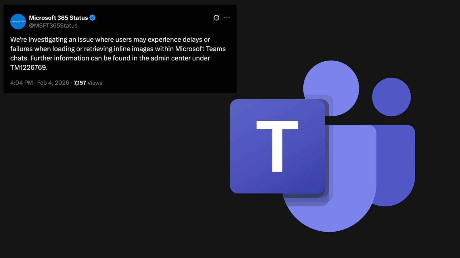 Microsoft Investigating Teams Chat Image Retrieval Issue Affecting Enterprise Users