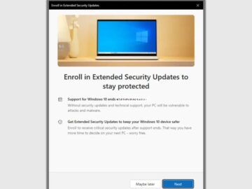 Microsoft Launches Extended Security Update Program for Windows 10 Users Microsoft Launches Extended Security Update Program for Windows 10 Users