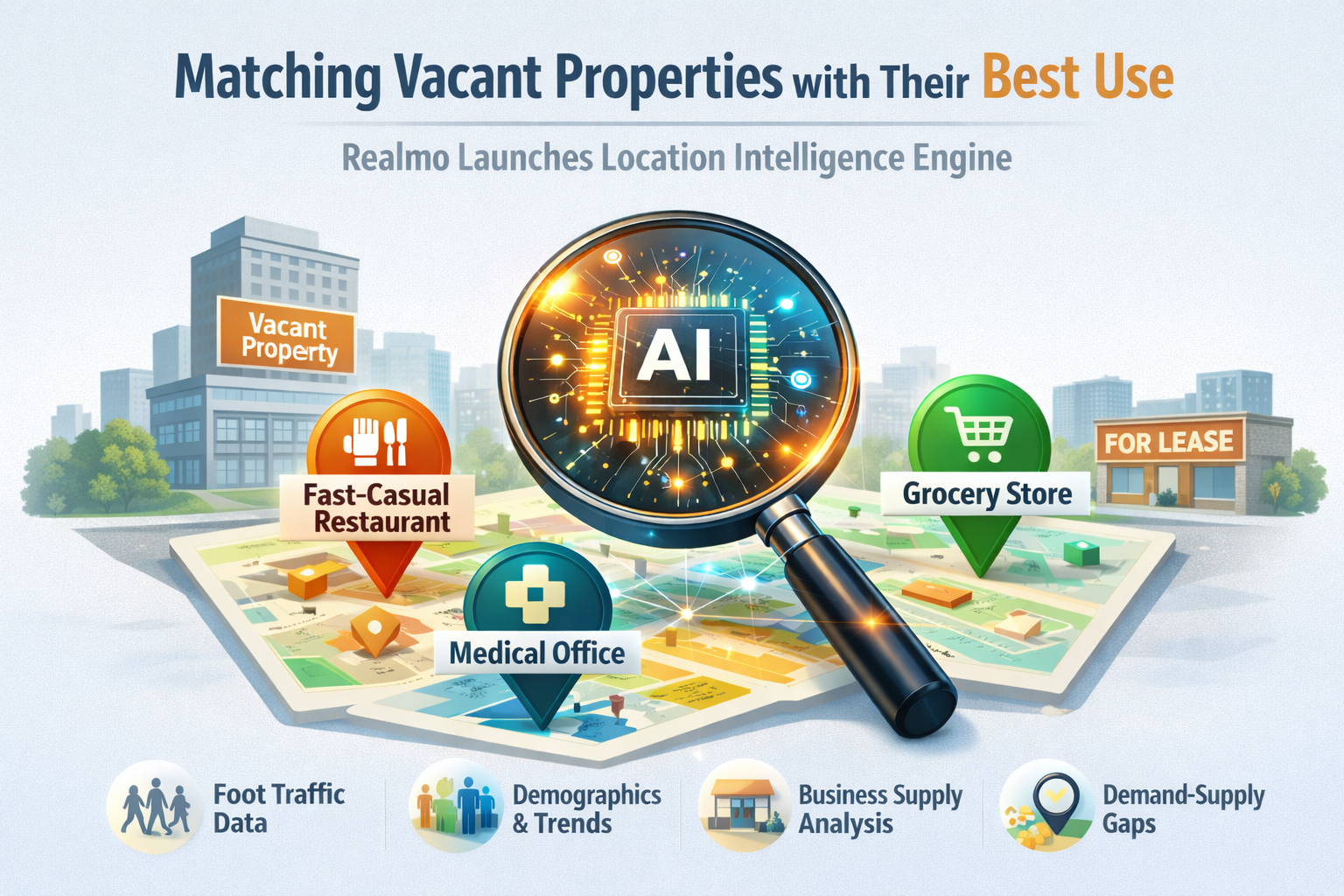 Realmo Launches Location Intelligence Engine to Match Vacant Properties with Their Best Use