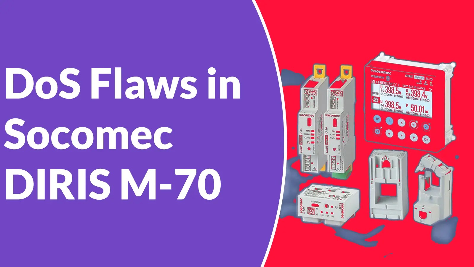 Selective Thread Emulation and Fuzzing Expose DoS Flaws in Socomec DIRIS M-70 IIoT Device