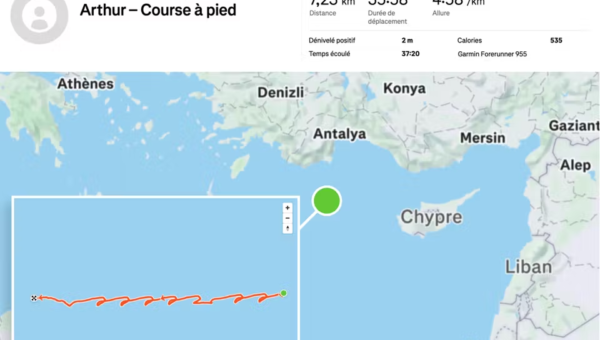 French aircraft carrier Charles de Gaulle tracked via Strava activity in OPSEC failure