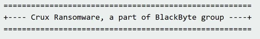 Getting to the Crux (Ransomware) of the Matter