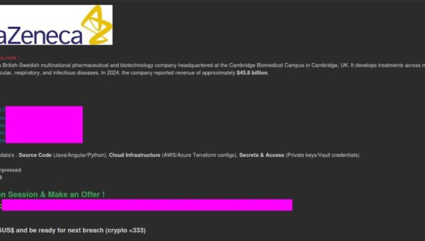 Hacker Group LAPSUS$ Claims Alleged AstraZeneca Data Breach