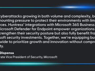 Huntress Collabs with Microsoft to Boost Business Security