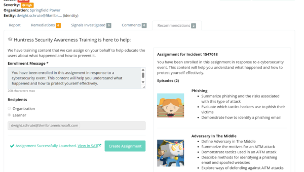 Introducing Behavior-Based Assignments | Huntress
