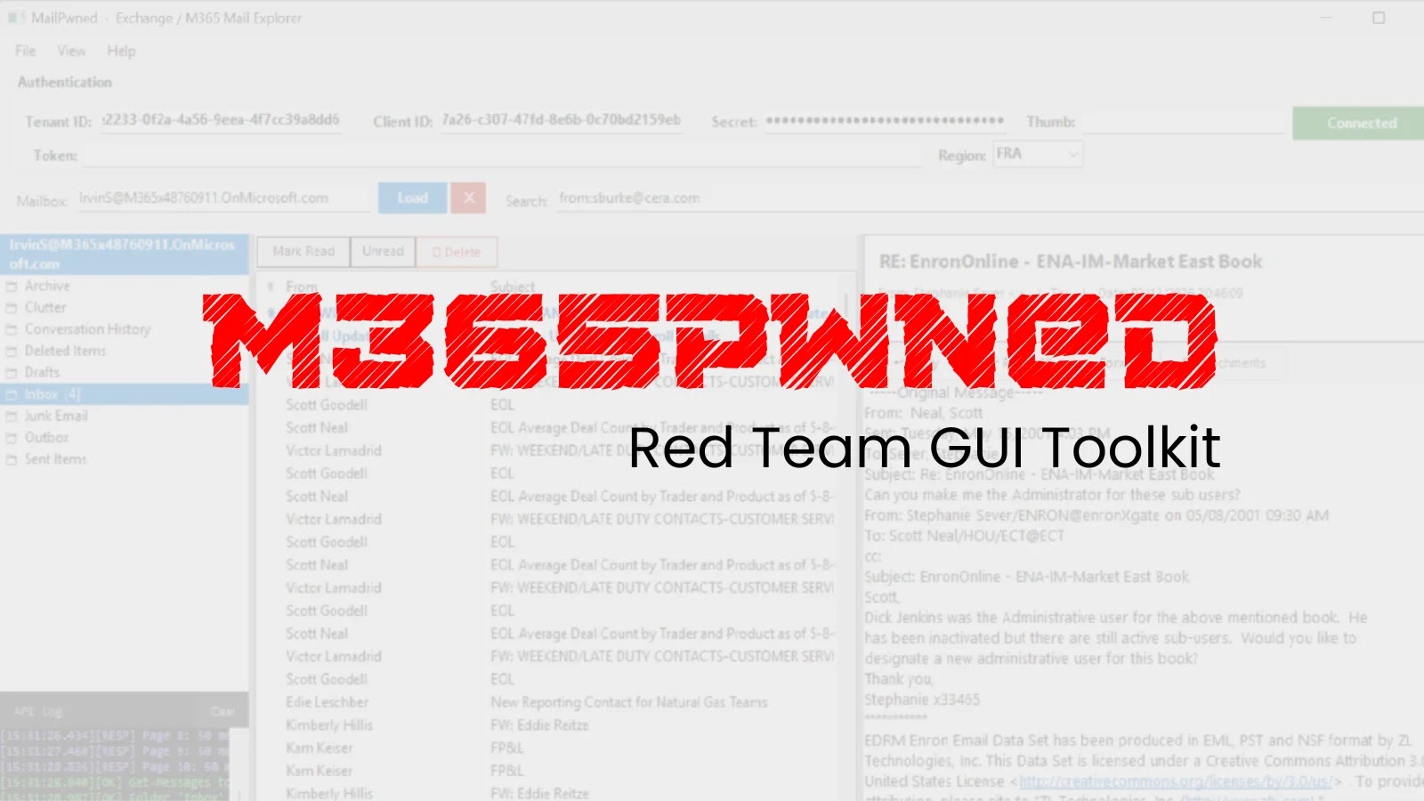 Red Team GUI Toolkit for Microsoft 365 Exploitation via Graph API